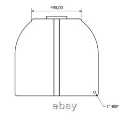 300L Litre D-Shape Nettoyage de Fenêtres en Plastique pour le Lavage