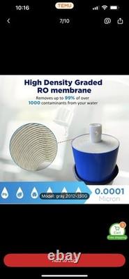 3 x WHIRLPING Membrane d'Osmose Inverse 150gpd, Nettoyage de Fenêtres, Purificateur d'Eau
