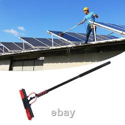 (50cm Tête de brosse) Kit de perche à alimentation en eau pour un puissant brossage de panneaux solaires