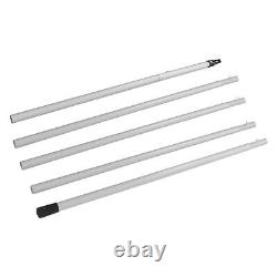 (5m 30cm Brosse à eau) Poteau de nettoyage de fenêtre réglable Brosse de nettoyage de panneau solaire