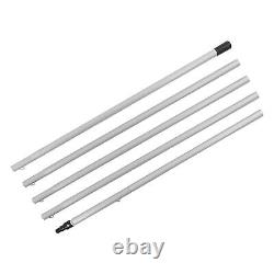 (5m 30cm Brosse à eau) Poteau de nettoyage de fenêtre réglable Brosse de nettoyage de panneau solaire