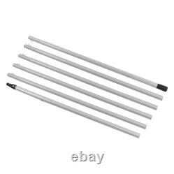 (6m 30cm Brosse à eau pour nettoyer les panneaux solaires) Kit de perche d'arrosage pour le nettoyage en extérieur, HAUTE TEMPÉRATURE
