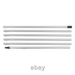 (6m 30cm Brosse à eau pour nettoyer les panneaux solaires) Kit de perche d'arrosage pour le nettoyage en extérieur, HAUTE TEMPÉRATURE