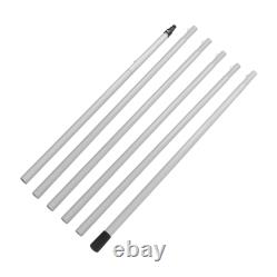 (6m 30cm Brosse à eau pour nettoyer les panneaux solaires) Kit de perche d'arrosage pour le nettoyage en extérieur, HAUTE TEMPÉRATURE