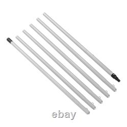 (6m 30cm Brosse à eau pour nettoyer les panneaux solaires) Kit de perche d'arrosage pour le nettoyage en extérieur, HAUTE TEMPÉRATURE
