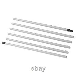 (6m 30cm Brosse à eau pour nettoyer les panneaux solaires) Kit de perche d'arrosage pour le nettoyage en extérieur, HAUTE TEMPÉRATURE