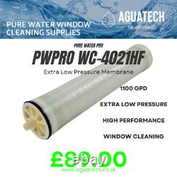 AGUATECH PWPRO WC-4021HF 1100GPD Système de Nettoyage de Fenêtres par Osmose Inversée Membrane RO 4021