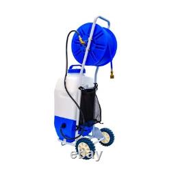 Aguaspray Pro 20L Réservoir de pulvérisation pour nettoyage de fenêtres avec batterie, râteau à eau de 25 pieds