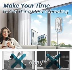 AlfaBot Nettoyeur de Fenêtres Automatique Intelligent pour Maison avec Télécommande et Vaporisateur d'Eau