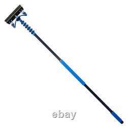 Aquaspray Pro 20L Réservoir de pulvérisation à batterie pour nettoyage de fenêtres avec perche alimentée en eau de 30 pieds et raclette