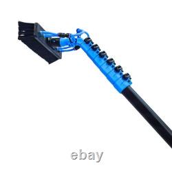 Aquaspray Pro 20L Réservoir de pulvérisation à batterie pour nettoyage de fenêtres avec perche alimentée en eau de 30 pieds et raclette