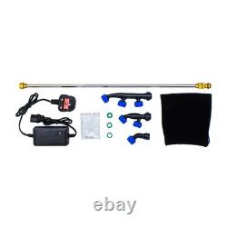 Aquaspray Pro 45L Réservoir d'aspersion d'eau pour nettoyage de fenêtres avec batterie et perche alimentée en eau de 20 pieds