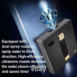 Aspirateur Robot pour Fenêtres ABIR WD8, Spray d'Eau Double, Capteur Laser, Maison Intelligente