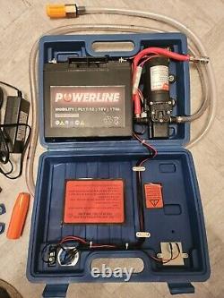 Bayersan Boîte de Pompe Batterie 12v & Pompe 80 psi, Pulvérisateur Portable pour Nettoyage de Fenêtres