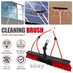 Brosse à eau ajustable pour nettoyage de fenêtres, brosse de nettoyage de panneaux solaires, stocks au Royaume-Uni