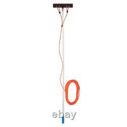 Brosse alimentée en eau de 26 pieds pour le nettoyage des fenêtres et des panneaux solaires, nettoyage en hauteur