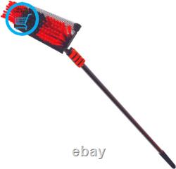 Brosse de Nettoyage Télescopique, Hydro Nettoyeur Télescopique, jusqu'à 4,6 m, Alimenté par Eau