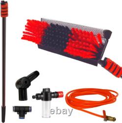 Brosse de Nettoyage Télescopique, Hydrocleaner Télescopique, jusqu'à 4,6 m, Alimenté à l'Eau