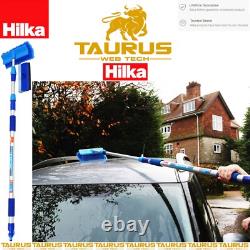 Brosse de lavage de voiture 3M HILKA ALUMINIUM télescopique alimentée en eau pour nettoyer les fenêtres extensible