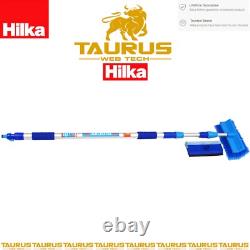 Brosse de lavage de voiture 3M HILKA ALUMINIUM télescopique alimentée en eau pour nettoyer les fenêtres extensible
