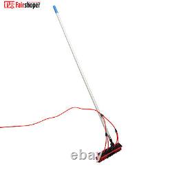 Brosse de nettoyage à perche alimentée par l'eau de 26 pieds pour le lavage de fenêtres et de panneaux solaires