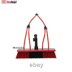 Brosse de nettoyage à perche alimentée par l'eau de 26 pieds pour le lavage de fenêtres et de panneaux solaires