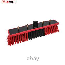 Brosse de nettoyage à perche alimentée par l'eau de 26 pieds pour le lavage de fenêtres et de panneaux solaires