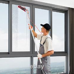 Brosse de nettoyage à perche alimentée par l'eau de 26 pieds pour le nettoyage de fenêtres et de panneaux solaires