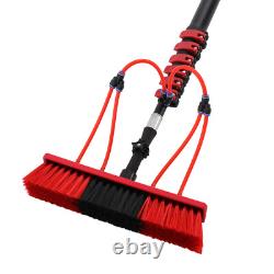Brosse de nettoyage alimentée en eau pour le nettoyage des fenêtres et des panneaux solaires