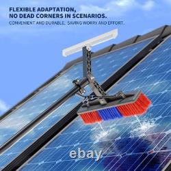 Brosse de nettoyage de fenêtres de 24 pieds avec kits de perches alimentées en eau pour la maison et l'extérieur