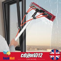 Brosse de nettoyage de perche alimentée par l'eau de 26 pieds pour le lavage propre des fenêtres et des panneaux solaires