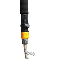 Brosse de nettoyage pour fenêtres, gouttières et fascia de 13 pieds avec accessoire de jet de gouttière