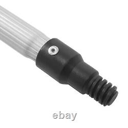 Brosse de nettoyage télescopique de 26 pieds pour fenêtres et panneaux solaires, avec alimentation en eau