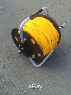 Claber Reel Métal Avec 100 M De Tuyau De Microbore & Aquastop P & P