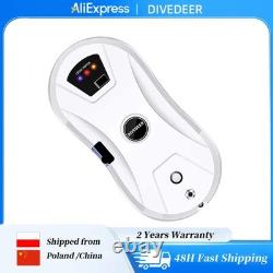 DIVEDEER nettoyeur de vitres intelligent avec pulvérisation d’eau automatique et fonction de pulvérisation automatique