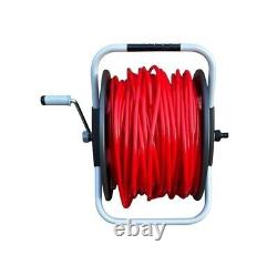 Enrouleur de tuyau de nettoyage de fenêtres avec tuyau rouge de 100m et 6mm complet