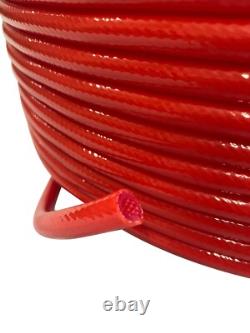 Enrouleur de tuyau de nettoyage de fenêtres avec tuyau rouge de 100m et 6mm complet