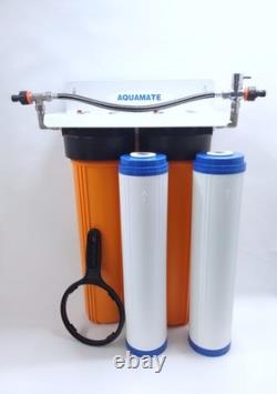 Filtre à eau DI pour lavage de voiture avec dérivation Nettoyage de voiture Nettoyage de fenêtres (8,4 L)