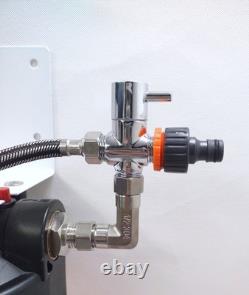 Filtre à eau DI pour lavage de voiture avec dérivation, nettoyage de voiture et nettoyage de vitres (4,2 L)