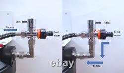 Filtre à eau DI pour lavage de voiture avec dérivation, nettoyage de voiture et nettoyage de vitres (4,2 L)