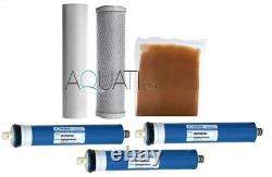 Filtres à eau RO Aquati pour nettoyage de fenêtres à pôle alimenté, remplacement RO 3x 150GPD