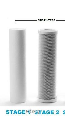 Filtres à eau RO Aquati pour nettoyage de fenêtres à pôle alimenté, remplacement RO 3x 150GPD