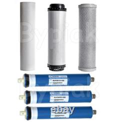 Filtres de remplacement pour nettoyage de fenêtres avec pôle alimenté en eau par osmose inverse 450GPD 3x150G