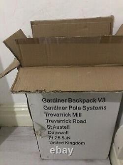 Gardiner Backpack V3 Nettoyage De La Fenêtre Pam Water Fed Pole Bag Pack Pompe Bnib