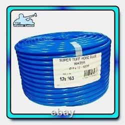 Génie de l'eau Supertuff Minibore 8mm 100m Tuyau Bleu Renforcé pour le Nettoyage des Fenêtres