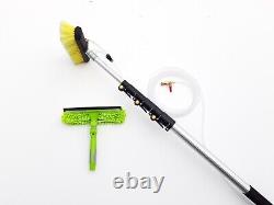Kit De Brosse Télescopique À Longue Portée De Nettoyage De La Fenêtre De 20ft