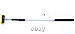 Kit de Nettoyage de Fenêtres avec Pôle Télescopique et Brosse Alimentée par Tuyau d'Eau de 17ft-20ft-24ft