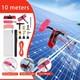 Kit De Nettoyage De Fenêtres Avec Pôle Télescopique Et Brosse, Flexible D'eau De 10 M