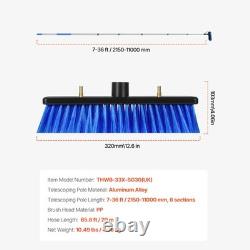 Kit de Pôle Alimenté par Eau Uimoso de 11 m pour Nettoyage de Panneaux Solaires avec Poignée Télescopique