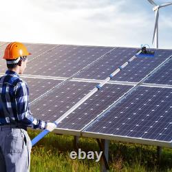 Kit de Pôle Alimenté par Eau VEVOR 11m pour Nettoyage de Panneaux Solaires avec Manche Télescopique